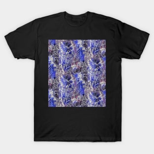 Cobalt Blue Floral T-Shirt